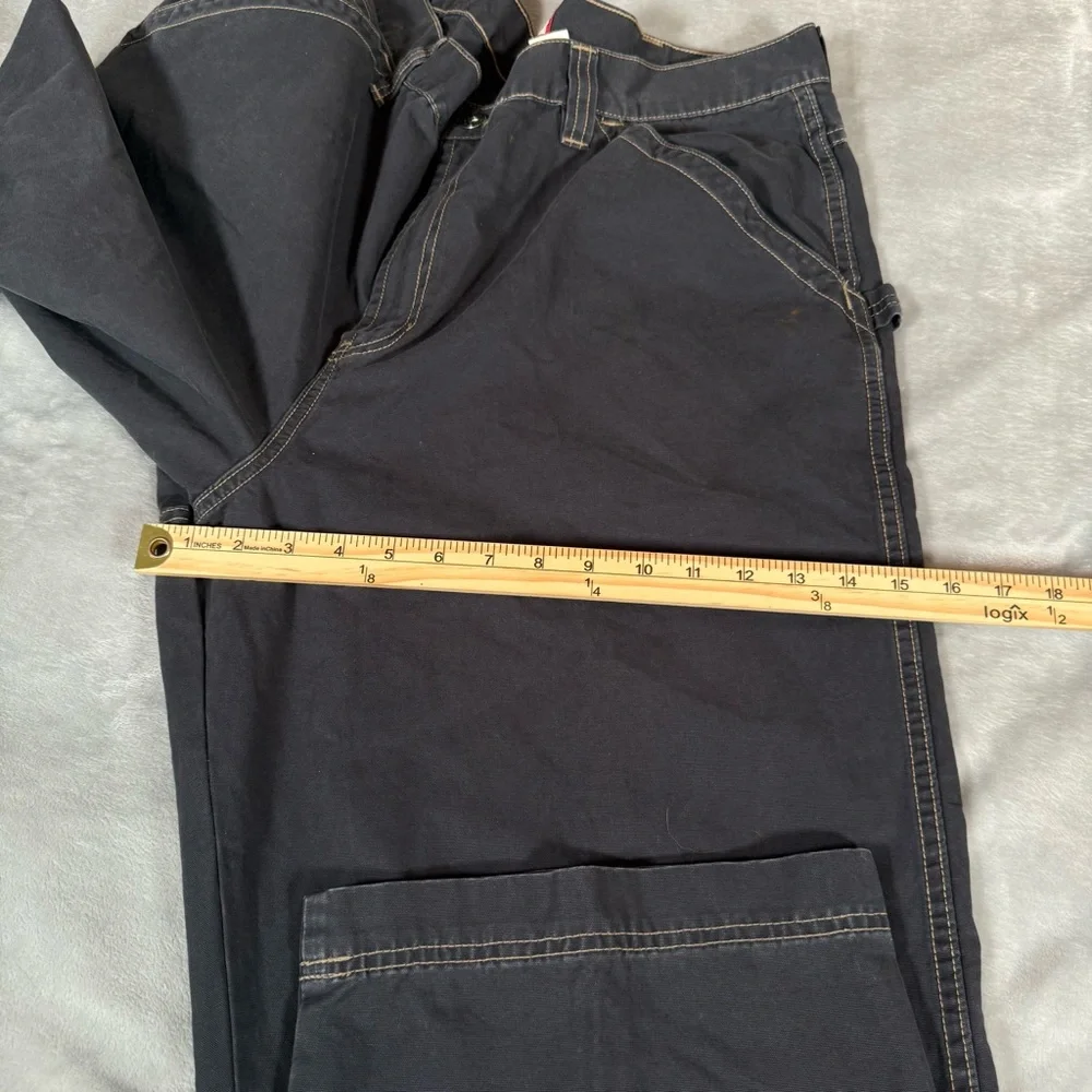 Vintage Old Navy Painters Jeans Mens Size 40x30 (Fits 38x30) Canvas Gray READ!